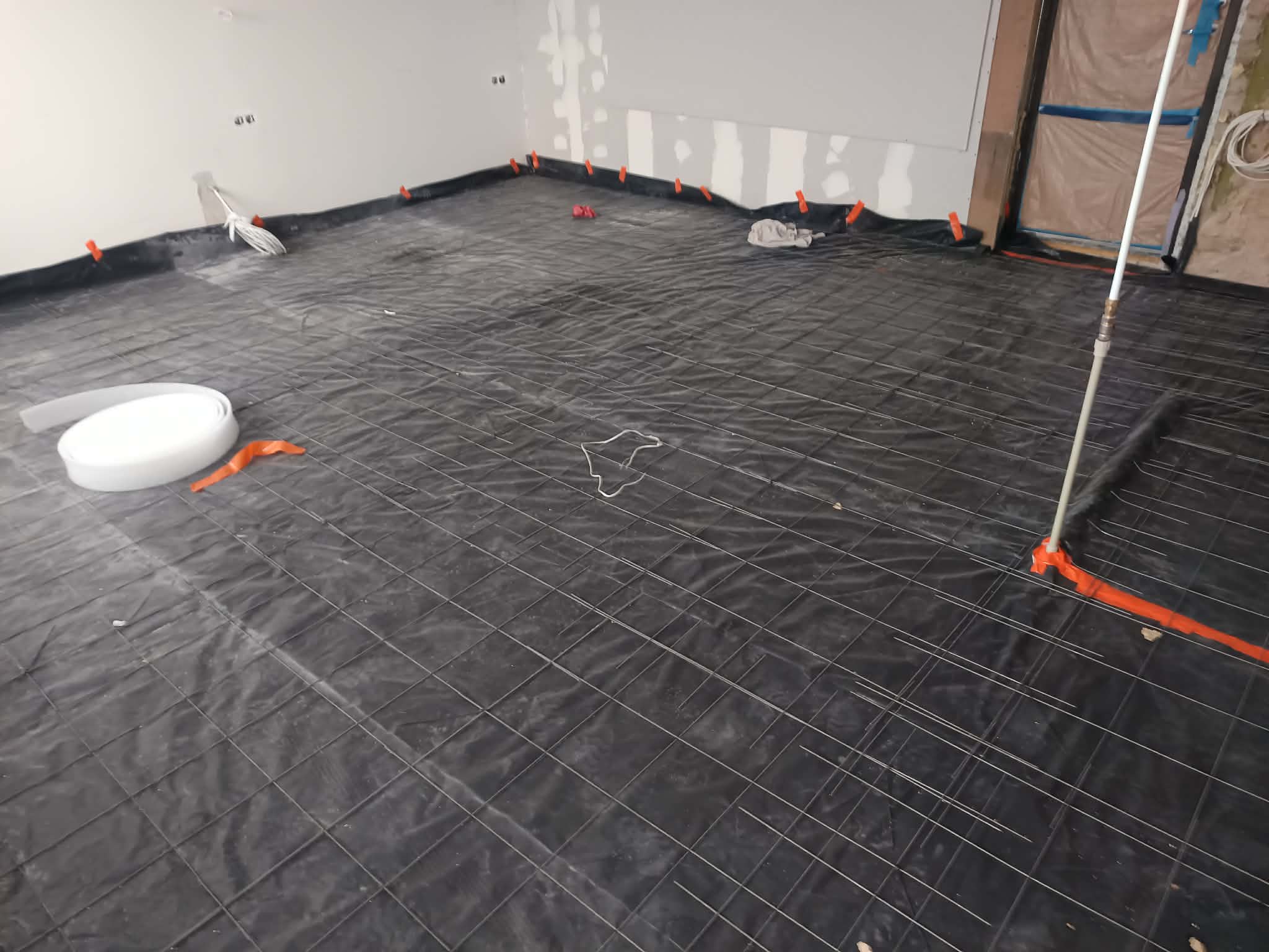 Šildomų grindų pagrindo paruošimas