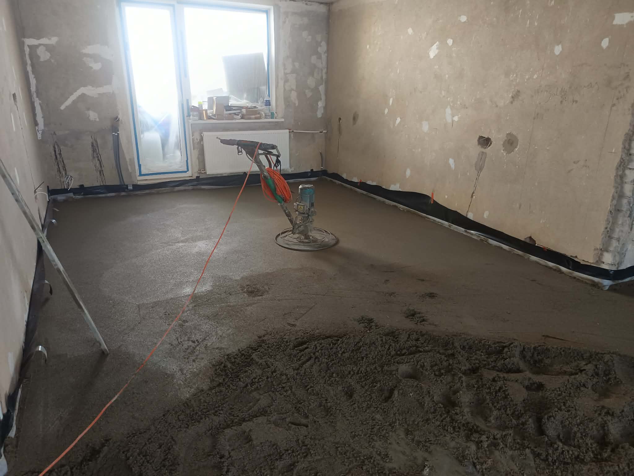 Betono liejimas ir lyginimas